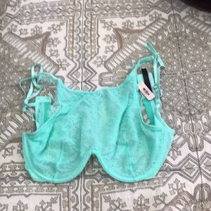 Teal Victoria secret bralette